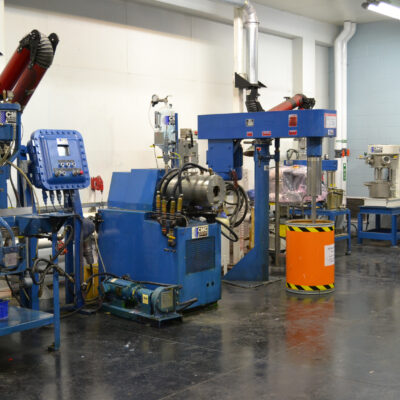 Particle size reduction and dispersion pilot lab at Custom Milling & Consulting, Inc.